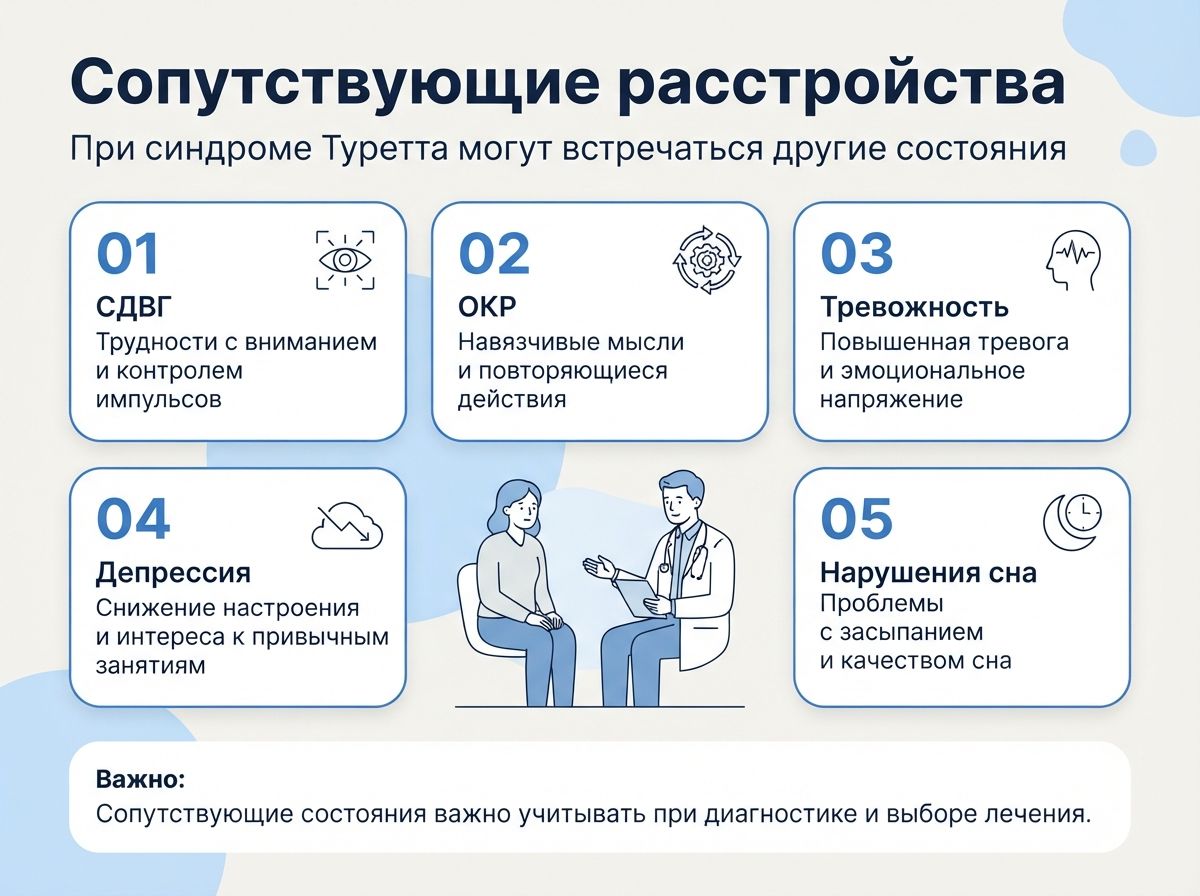 Лечение синдрома Туретта в Белокурихе инфографика